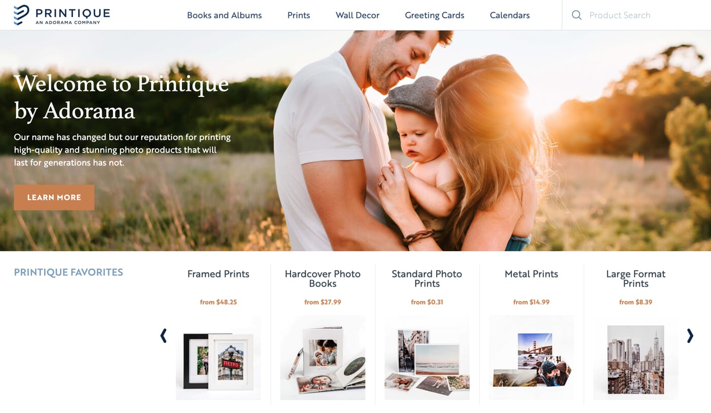 Printique by Adorama: Our pick for the best photo book printing service