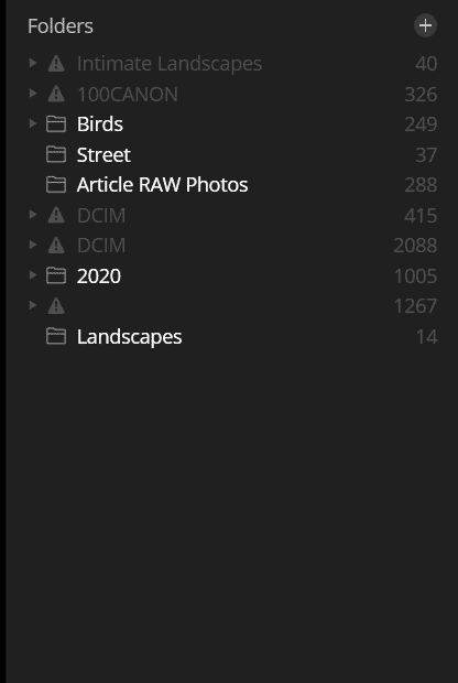 albums and folders