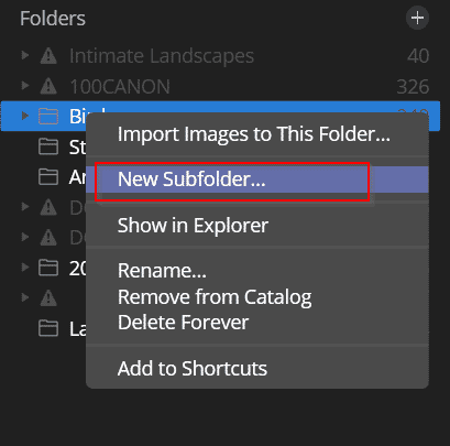 adding a subfolder