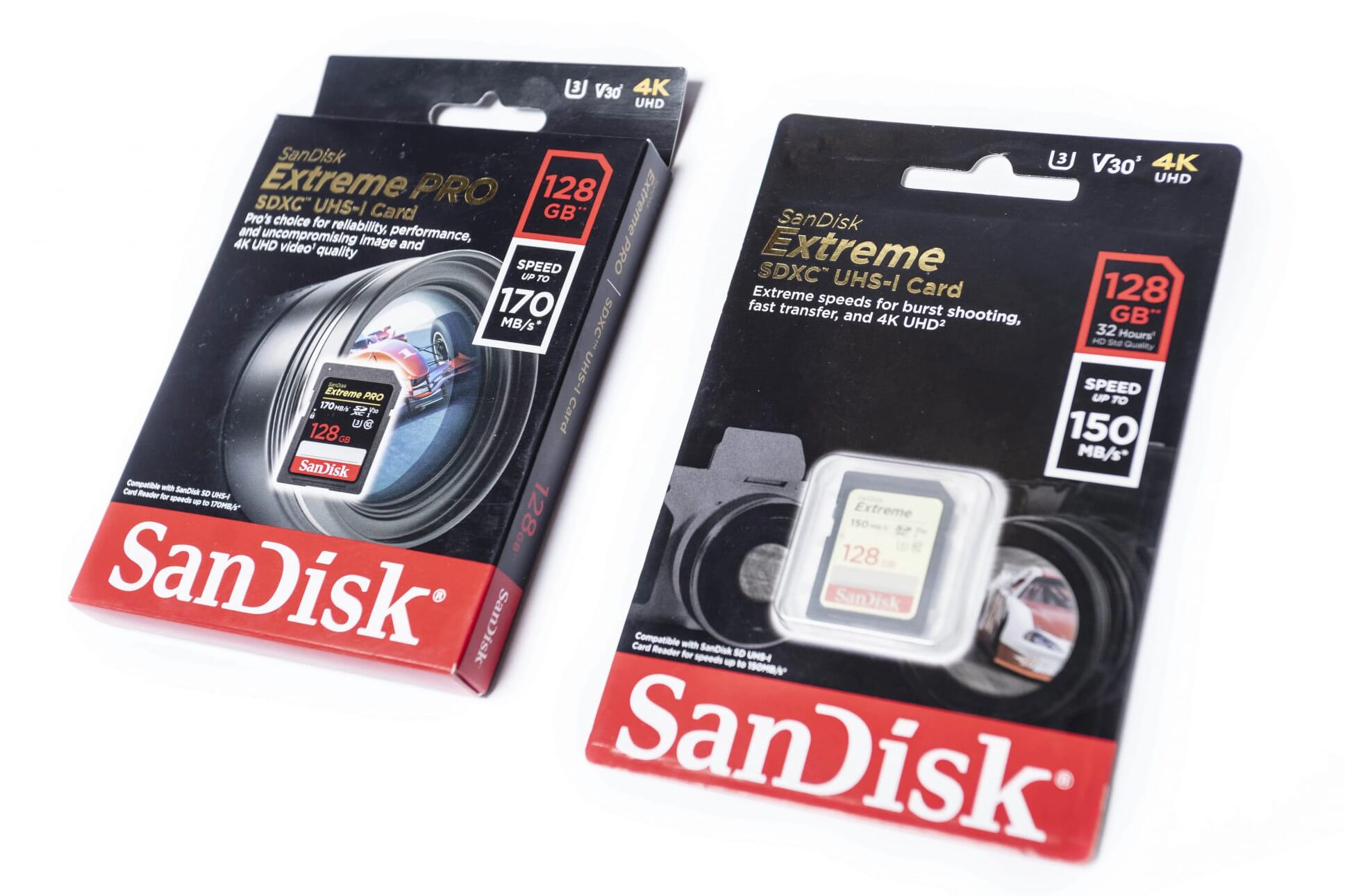 SANDISK CARDS Extreme Pro 32GB SDHC Memory Card 100MB/S 90MB/S UHS-I Class 