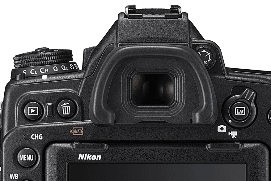 viewfinder on camera