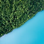 vantage point in photography aerial forest and lake