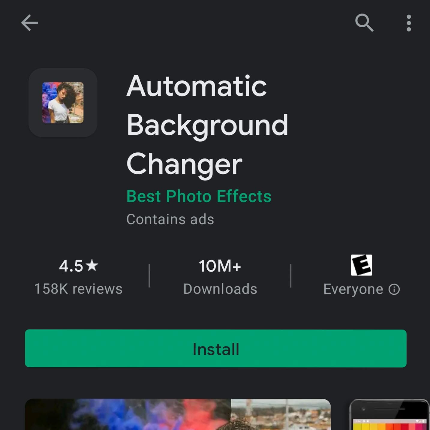 Automatic Background Changer