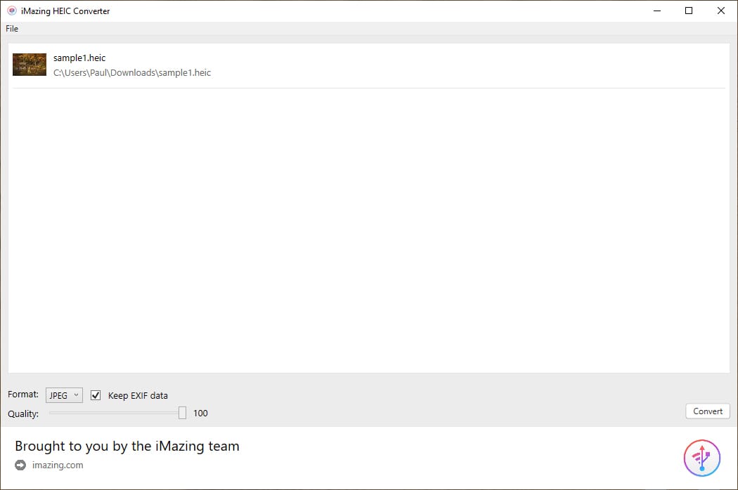 iMazing HEIC Converter