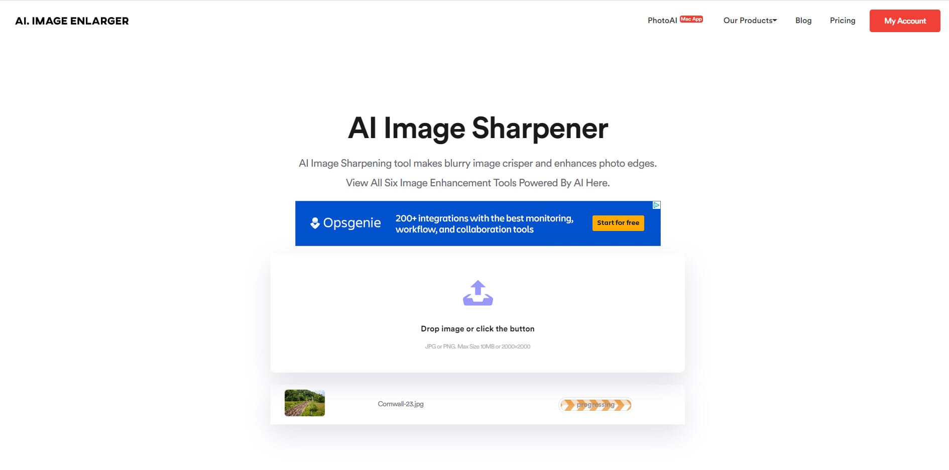 AI Image Sharpener