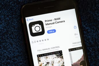 Manual camera app