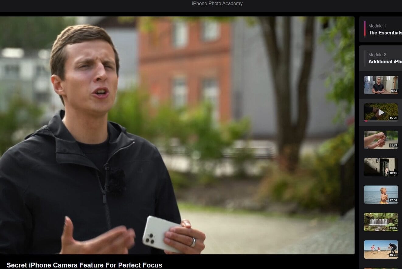 iphone photography school class