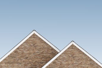 Triangles in photography - triangle shaped rooftops.