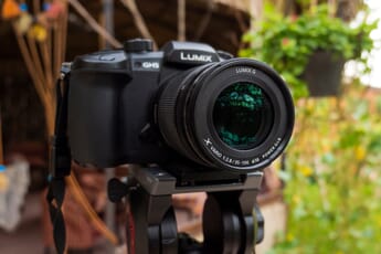Panasonic Lumix DC-GH5 Mirrorless Camera with 35-100 Vario Lumix G Telephoto Lens