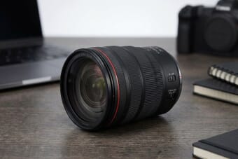 Canon RF 24-70mm f/2.8L IS USM lens - best 24-70mm for Canon in 2026