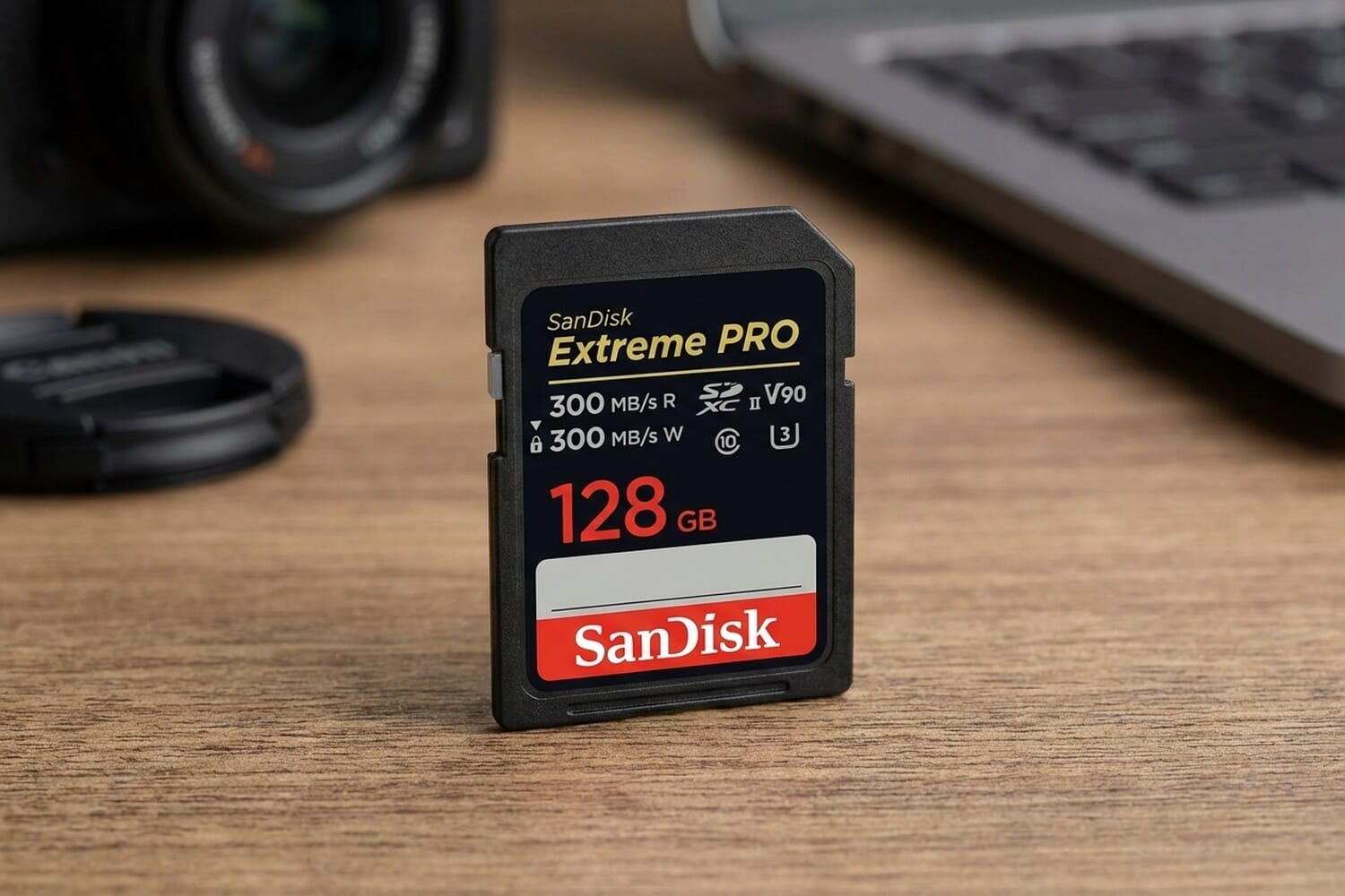 SanDisk Extreme PRO V90 SD card for professional photography and 4K video