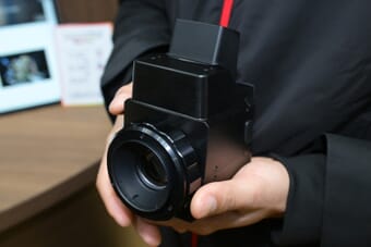 Canon Analog Concept Camera with waist-level viewfinder shown at CP+ 2026