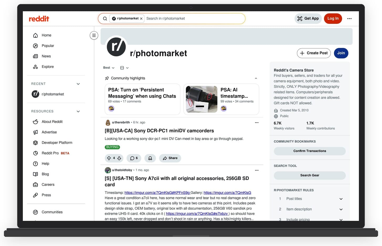 r/photomarket (Reddit)