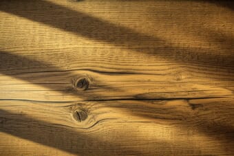Weathered wood texture with dramatic sidelight showing grain patterns and natural patina