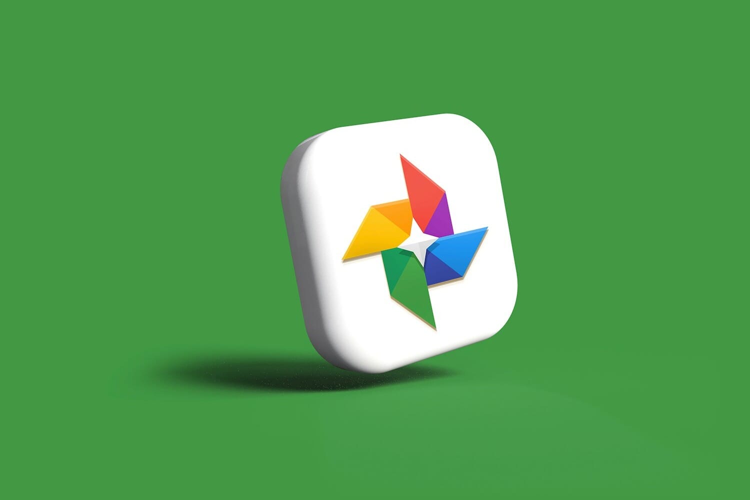 Google Photos 3D icon representing the end of unlimited storage