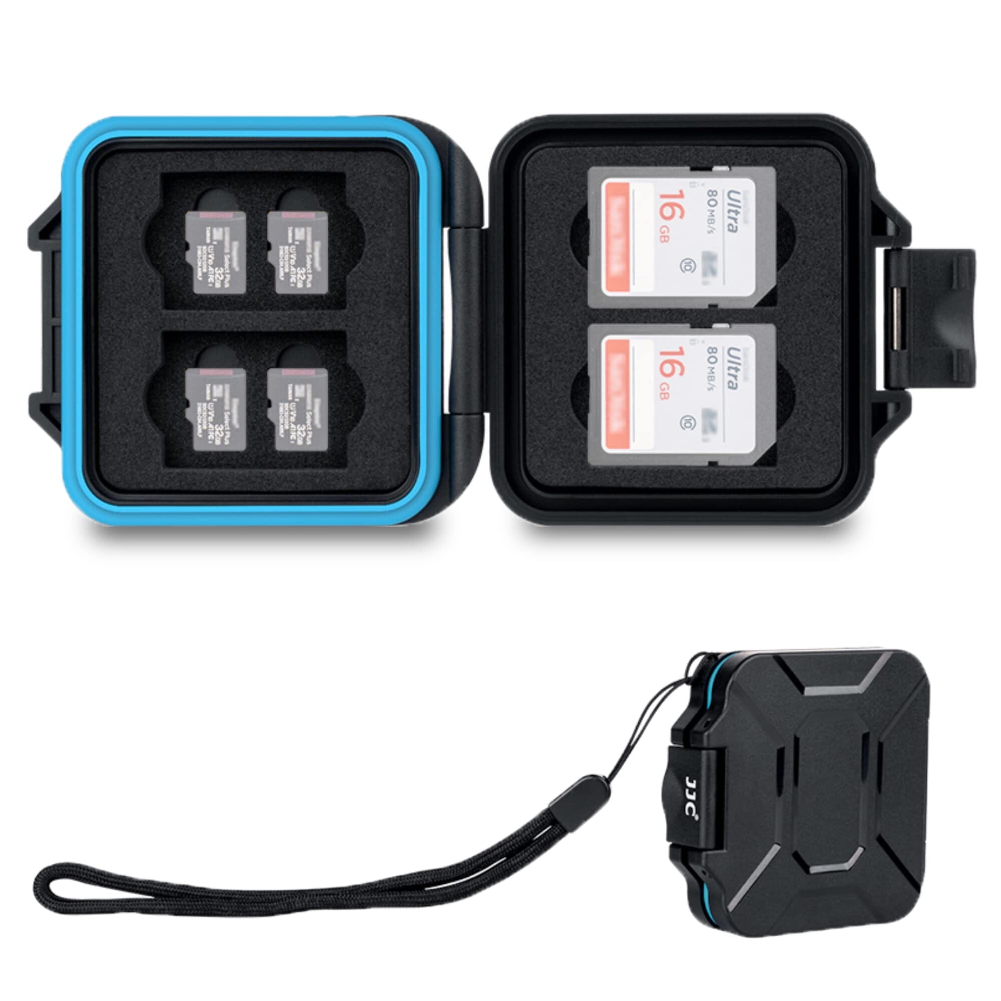 JJC 12 Slots Memory Card Case