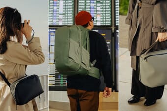 Peak Design Travel Line 2.0 bags collection including backpack, weekender, and crossbody