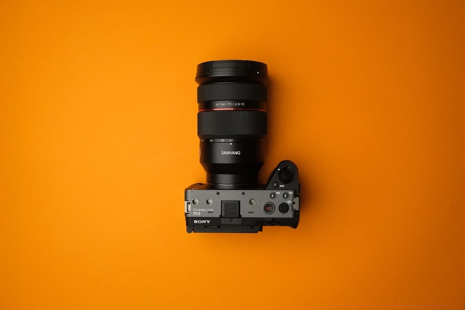 Sony camera with Samyang lens — the new AF 35mm f/1.8 P FE joins the Prima lineup