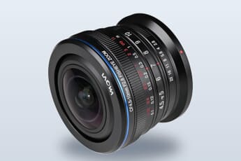 Venus Optics Laowa 4.5-10mm f/2.8 CF APS-C fisheye zoom lens — official product photograph