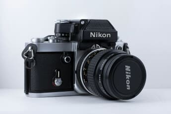 A Nikon DSLR camera — European owners face fewer authorized service options after the Munich center closure.