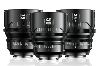 7Artisans DREAM cine prime trio — 35mm, 50mm, 75mm T1.5 full-frame lenses