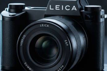 Leica SL3-P full-frame mirrorless camera with Summilux-SL 50mm lens, the 44MP 40fps L-Mount body