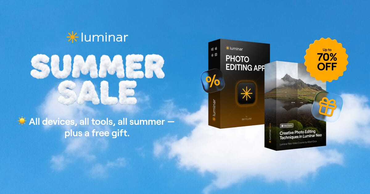 Luminar Summer Sale 2026: Up to 70% Off Skylum’s AI Editor — Ends June 28