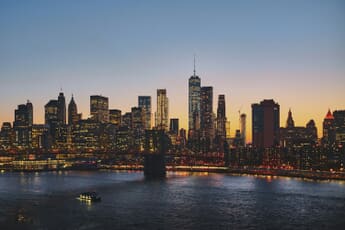 The Manhattan skyline at twilight - the payoff of a well-planned New York photo tour
