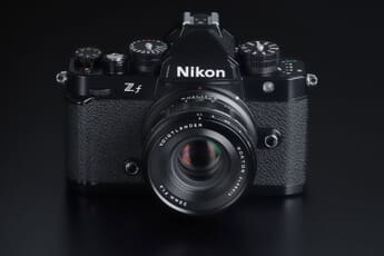 Voigtlander Nokton Classic 35mm f/1.4 manual-focus prime mounted on a Nikon Zf, the new Nikon Z-mount version