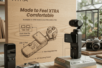Xtra Muse 2 Pro pocket gimbal camera, the US-bound alternative to the DJI Osmo Pocket 4P